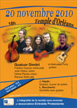 Affiche concert Quatuor Dimitri